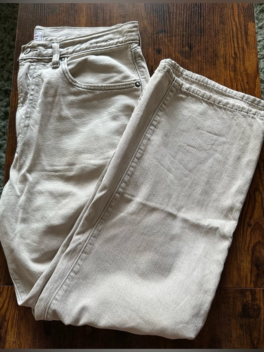 GAP Men's Light Beige 90s Loose Straight Jeans